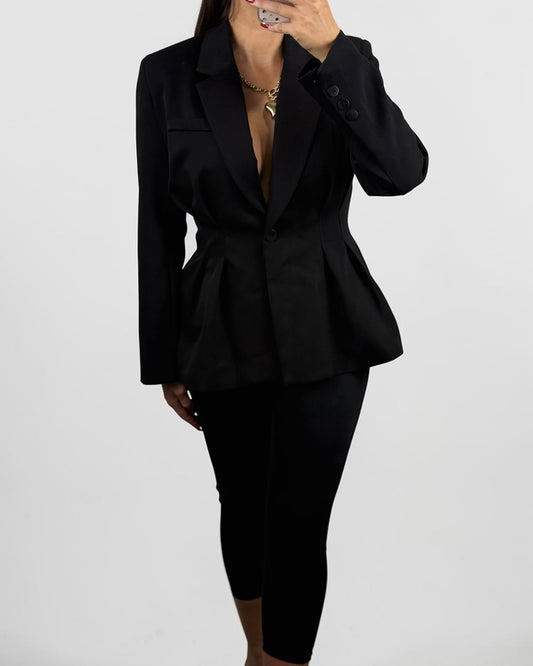 BLAZER COQ BLACK LUMINA