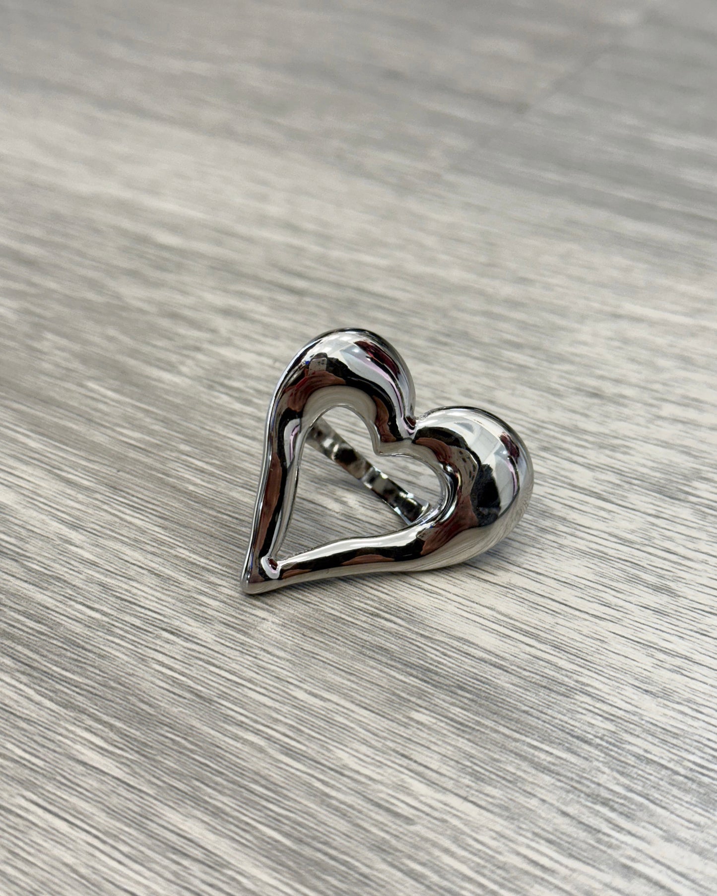 ANILLO CORA GRANDE SILVER