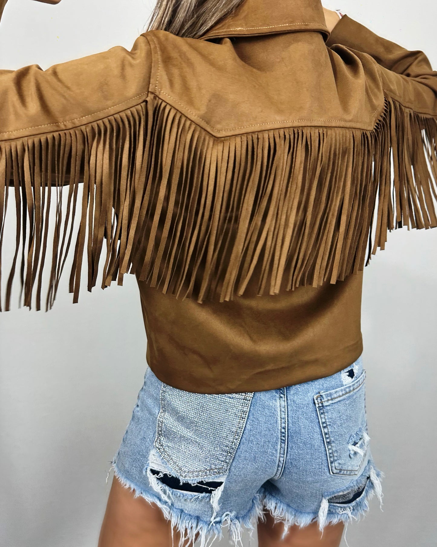 CHAQUETA CAMEL FLECOS LUM