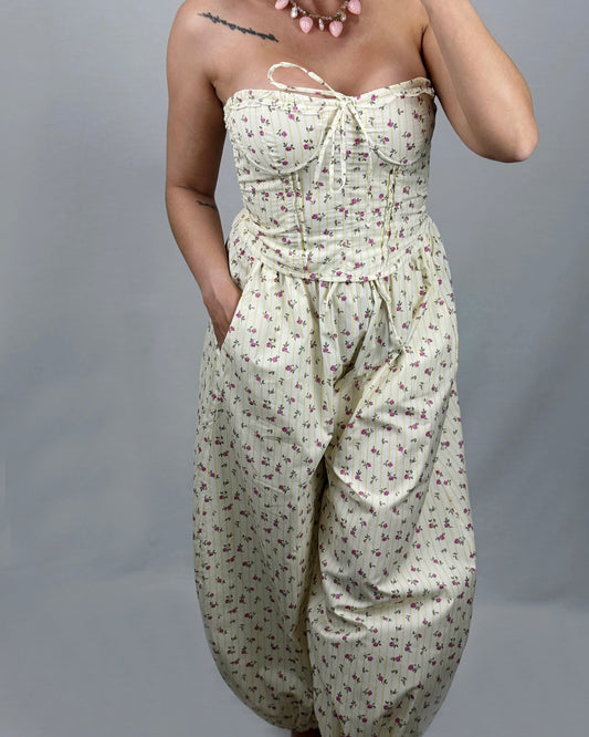 PANTALÓN FLORES YELLOW LUM