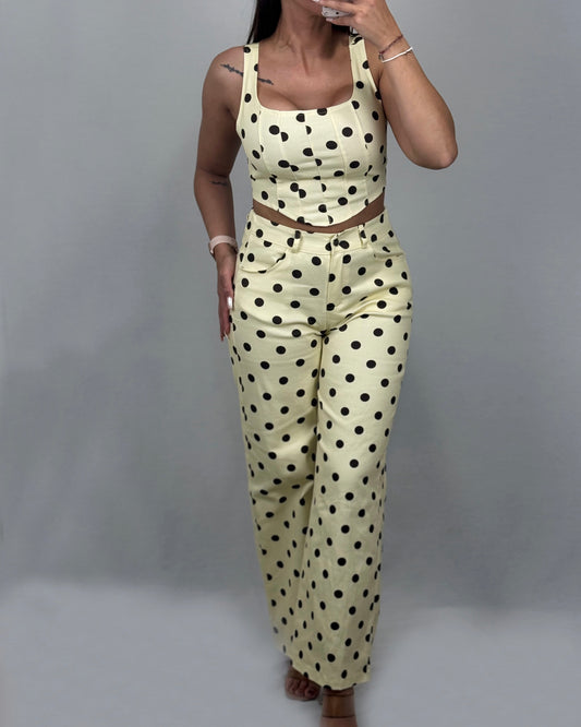 CONJUNTO LUN CORSET YELLOW