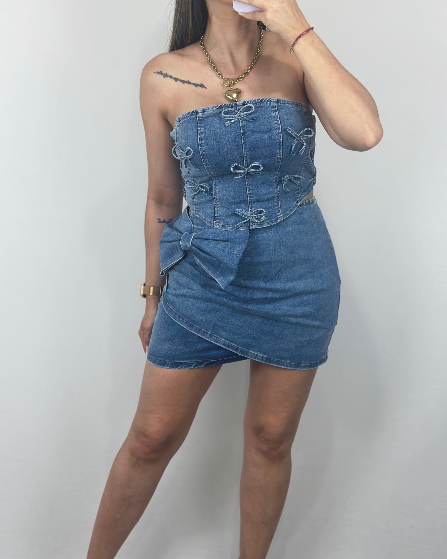 CONJUNTO DENIM LAZOS