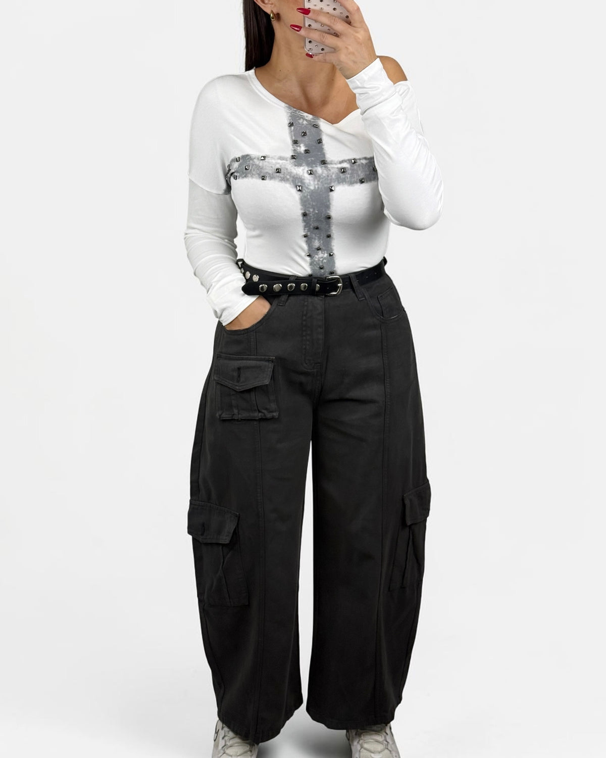 PANTALÓN DENIM GRIS