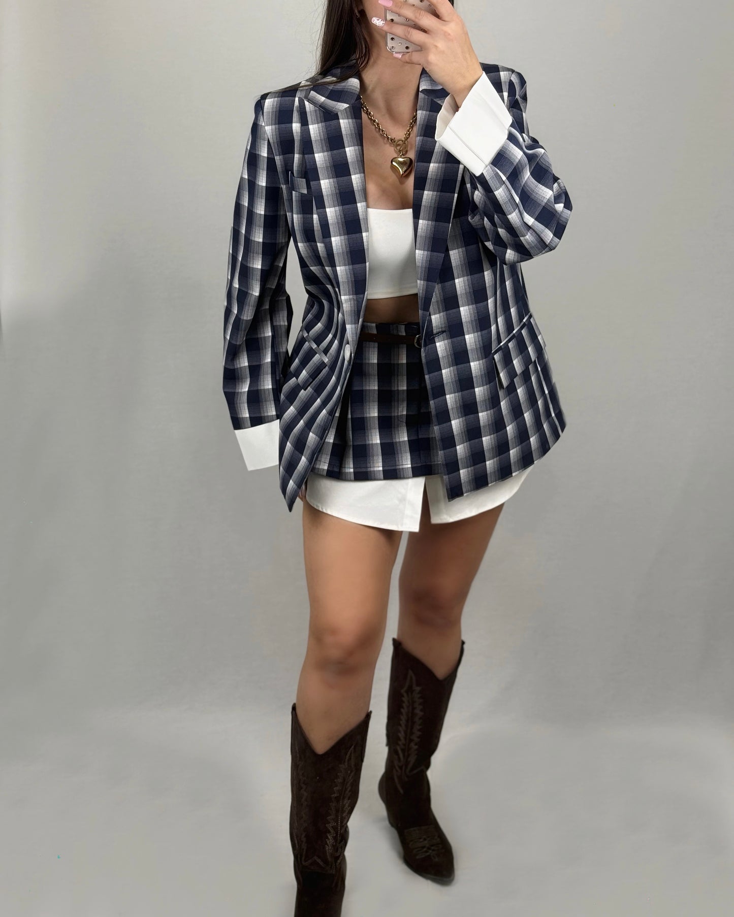 FALDA CAMISA BLUE LUM