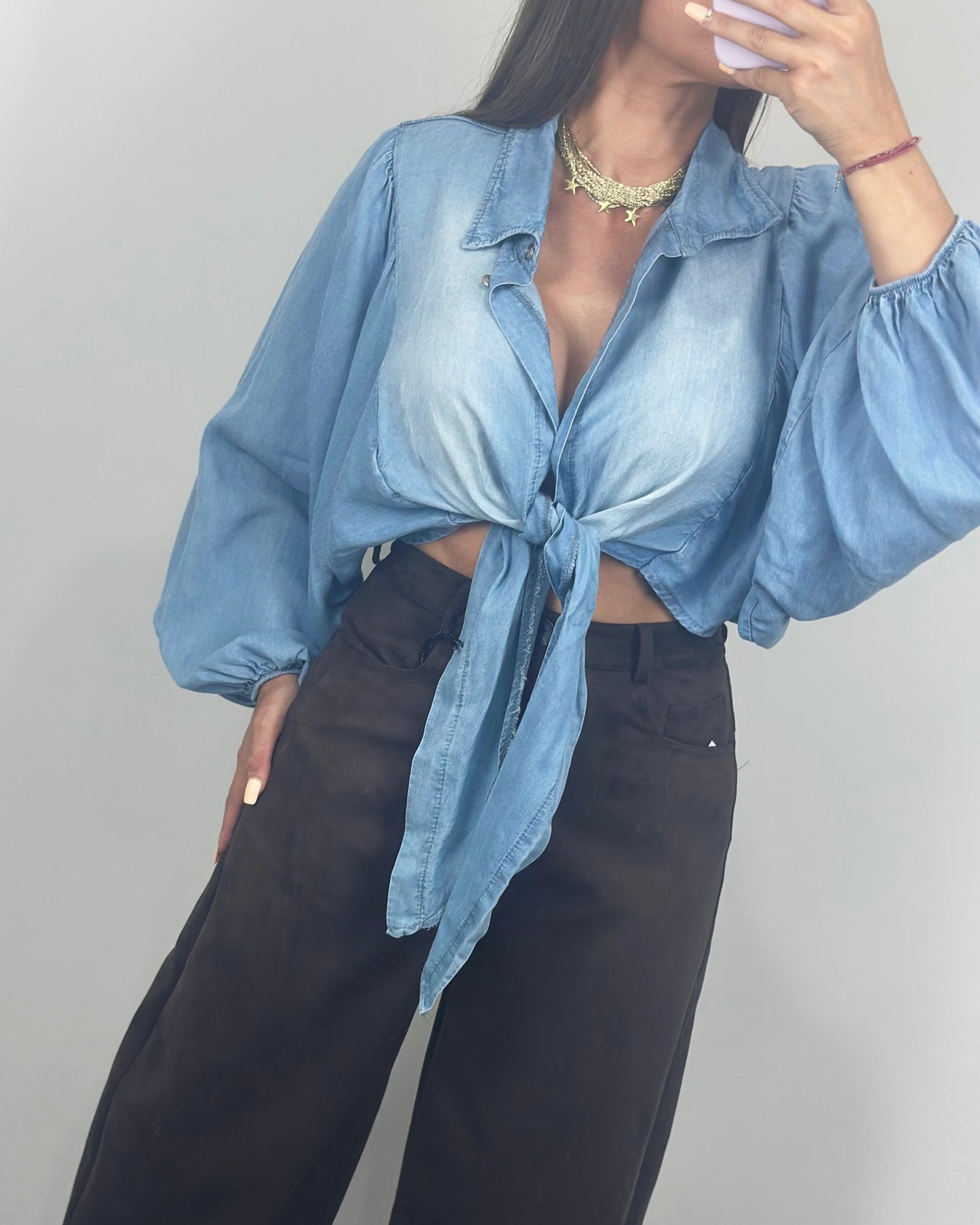 BLUSA DENIM OEST
