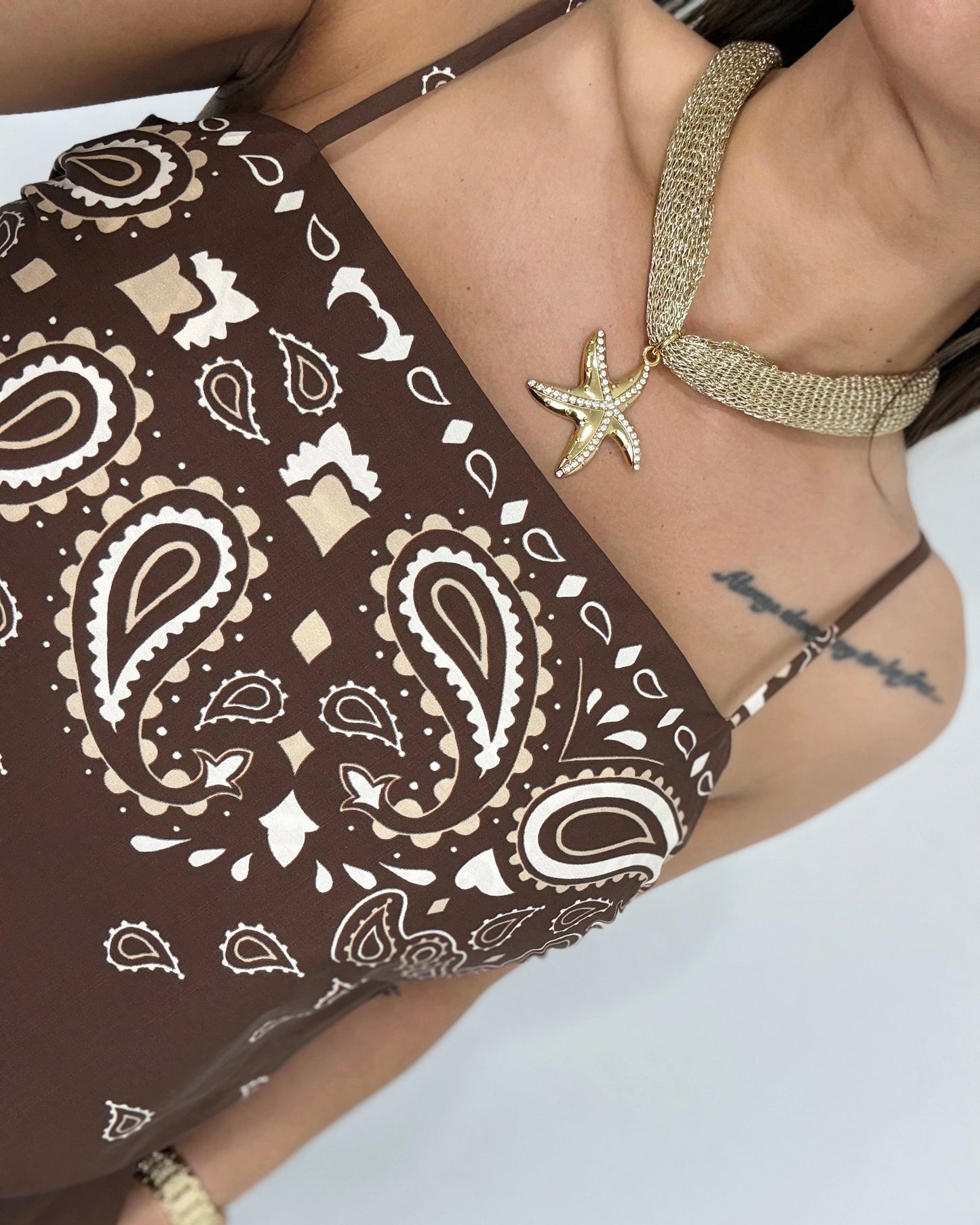 CONJUNTO PAISLEY CHOC LUMINA
