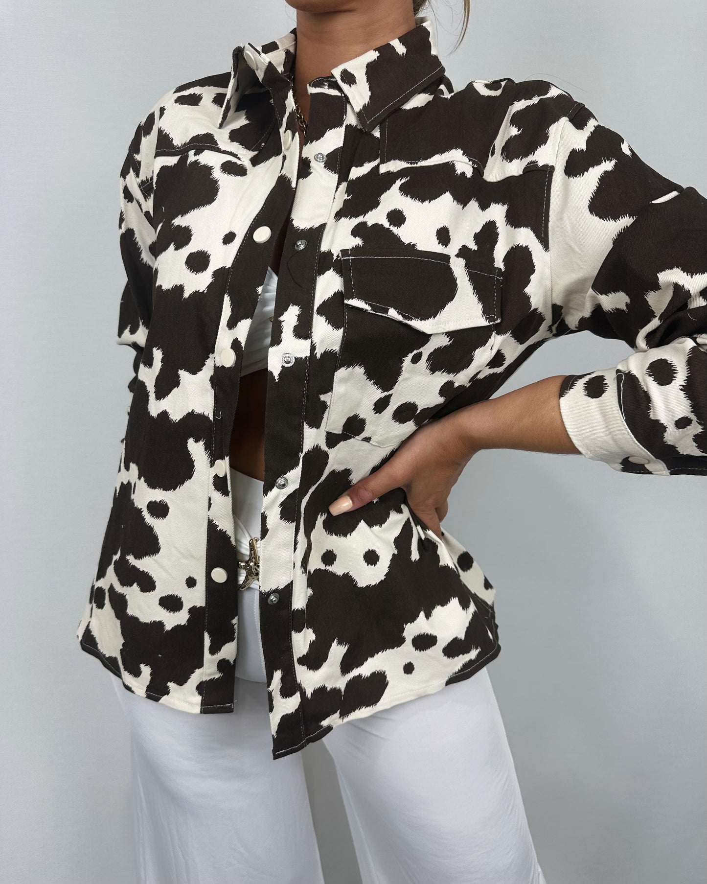 CAMISA DENIM COW