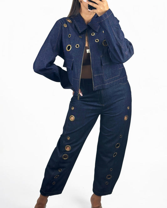 PANTALÓN HOLES DENIM