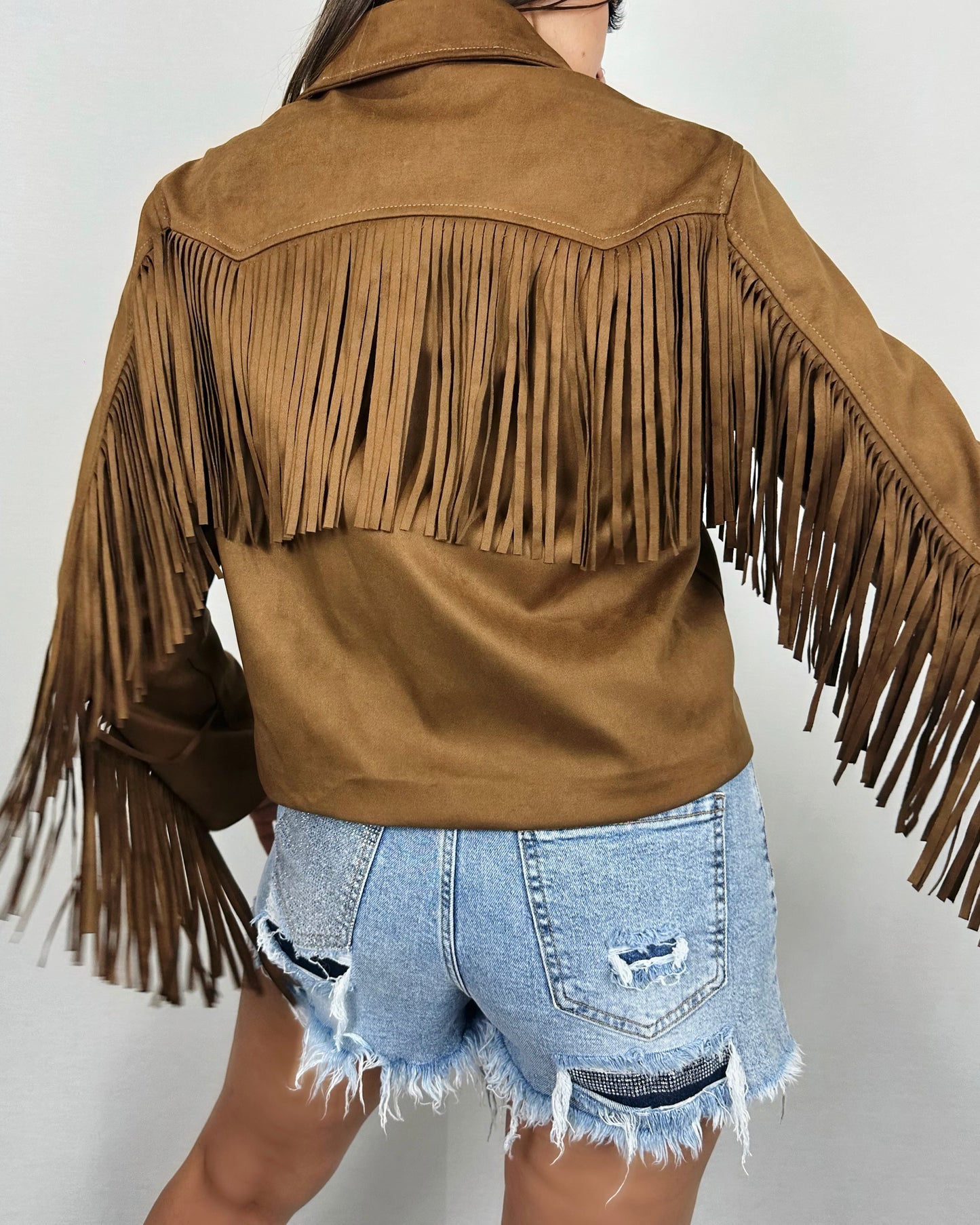 CHAQUETA CAMEL FLECOS LUM
