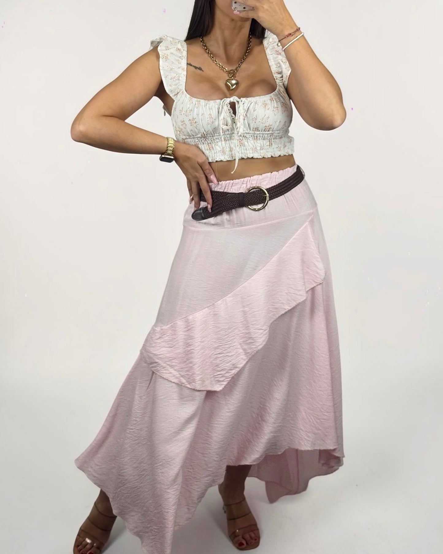 FALDA CINTO PINK