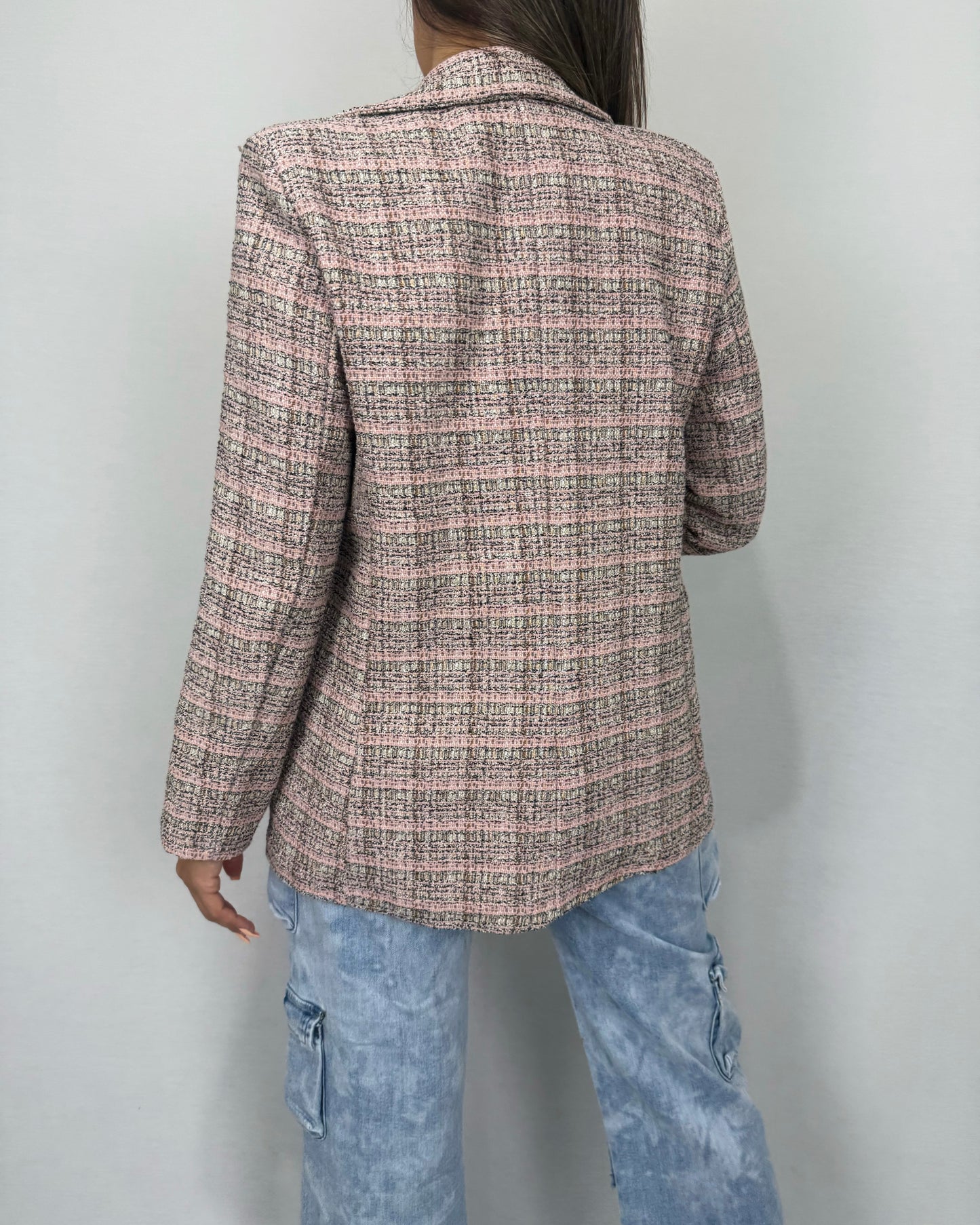 BLAZER TWEED PINK