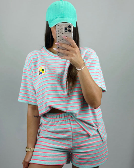 CONJUNTO TOALL TURQUESA