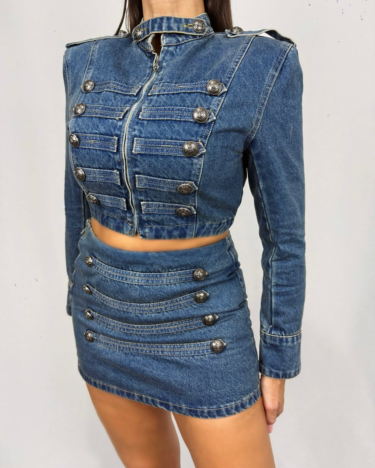 FALDA MILI DENIM