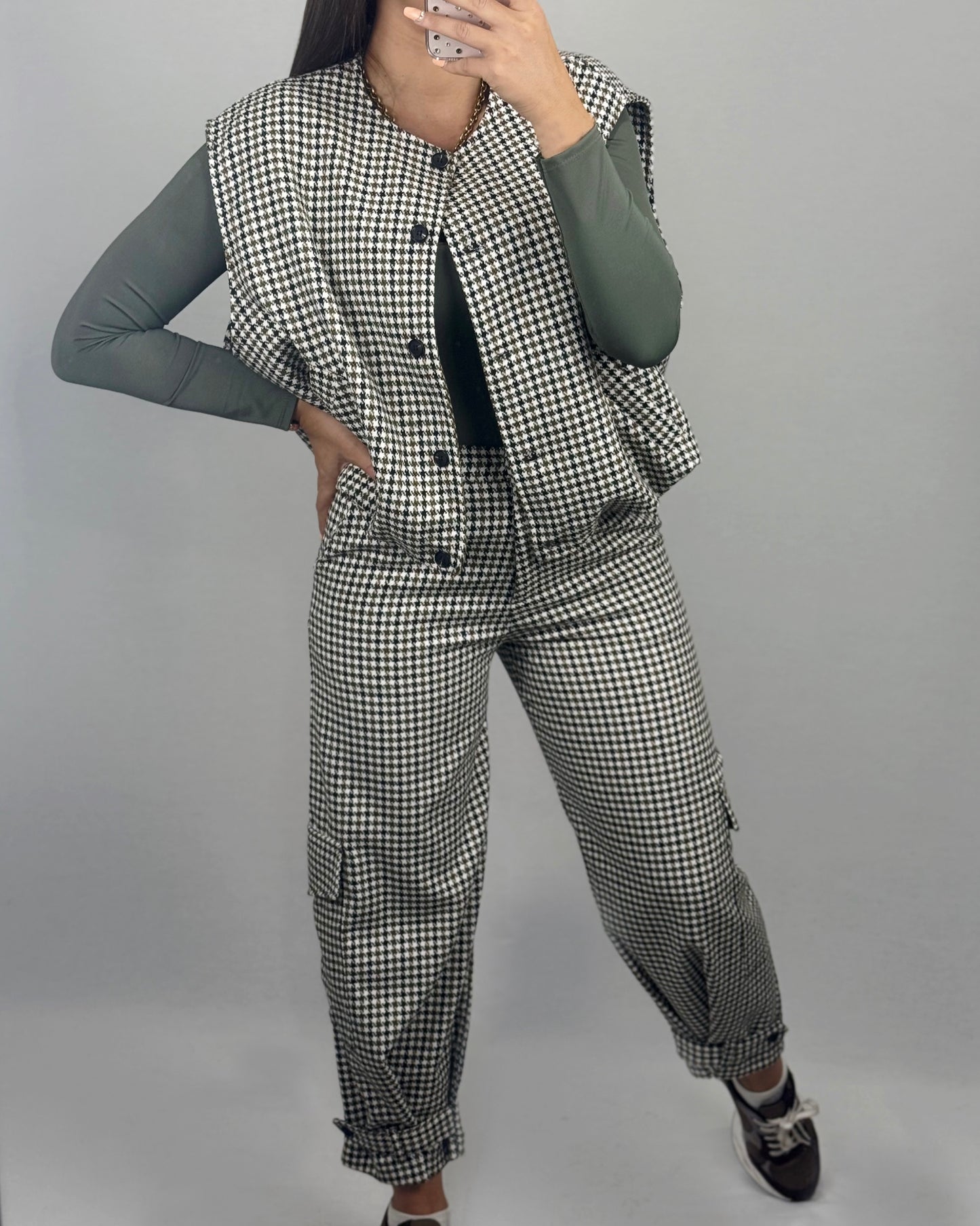 CONJUNTO VICHY VERDE