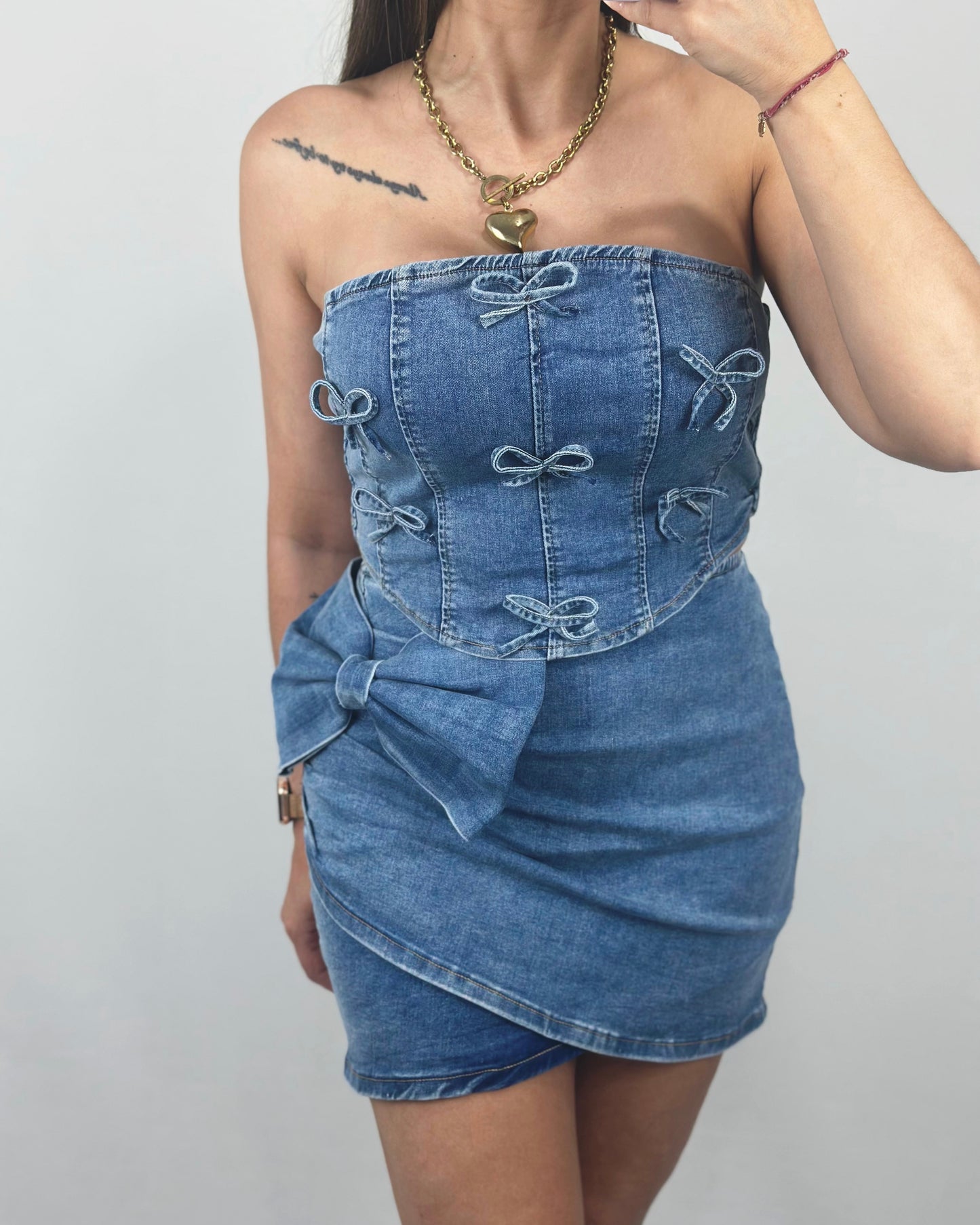 CONJUNTO DENIM LAZOS