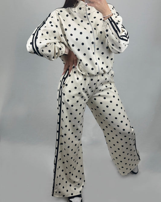 CONJUNTO AD LUNARES WHITE