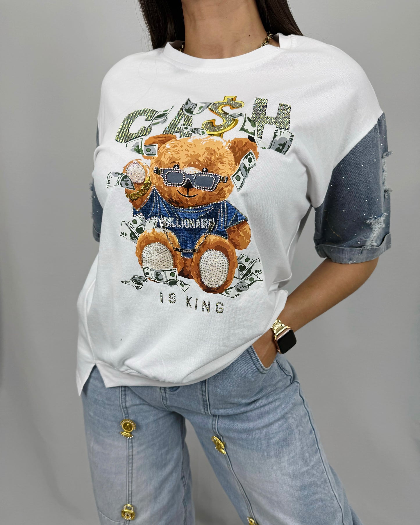 CAMISETA COMBINADA OSO