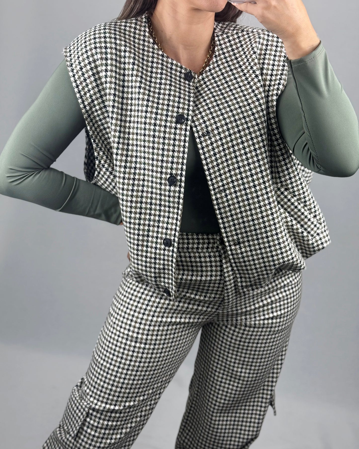 CONJUNTO VICHY VERDE