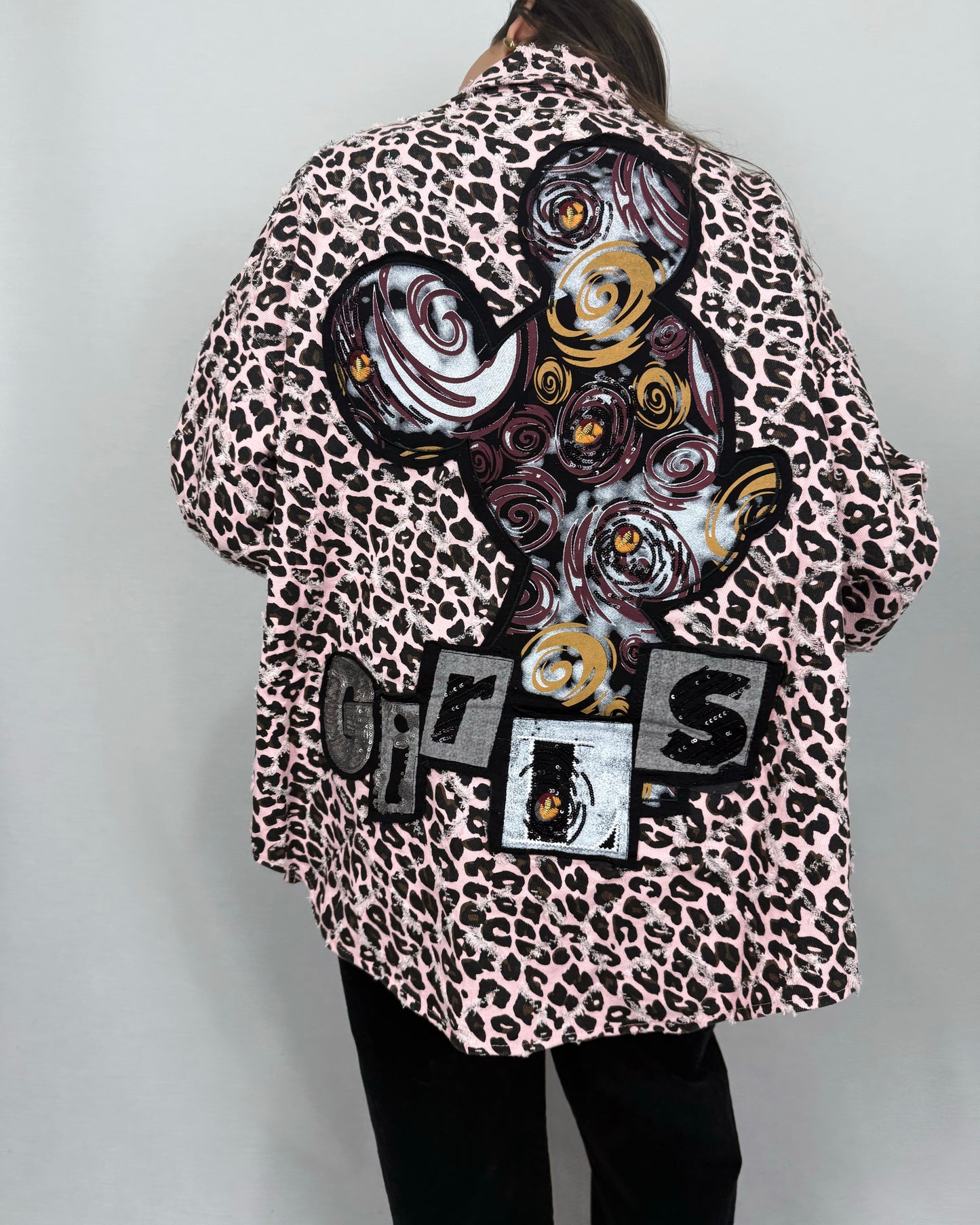 SOBRECAMISA DENIM LEO PINK