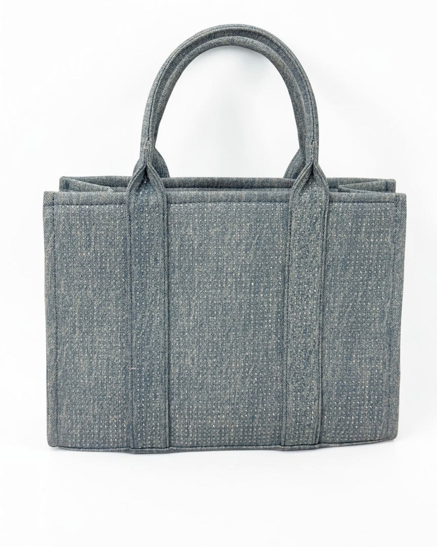 BOLSO DENIM STRASS