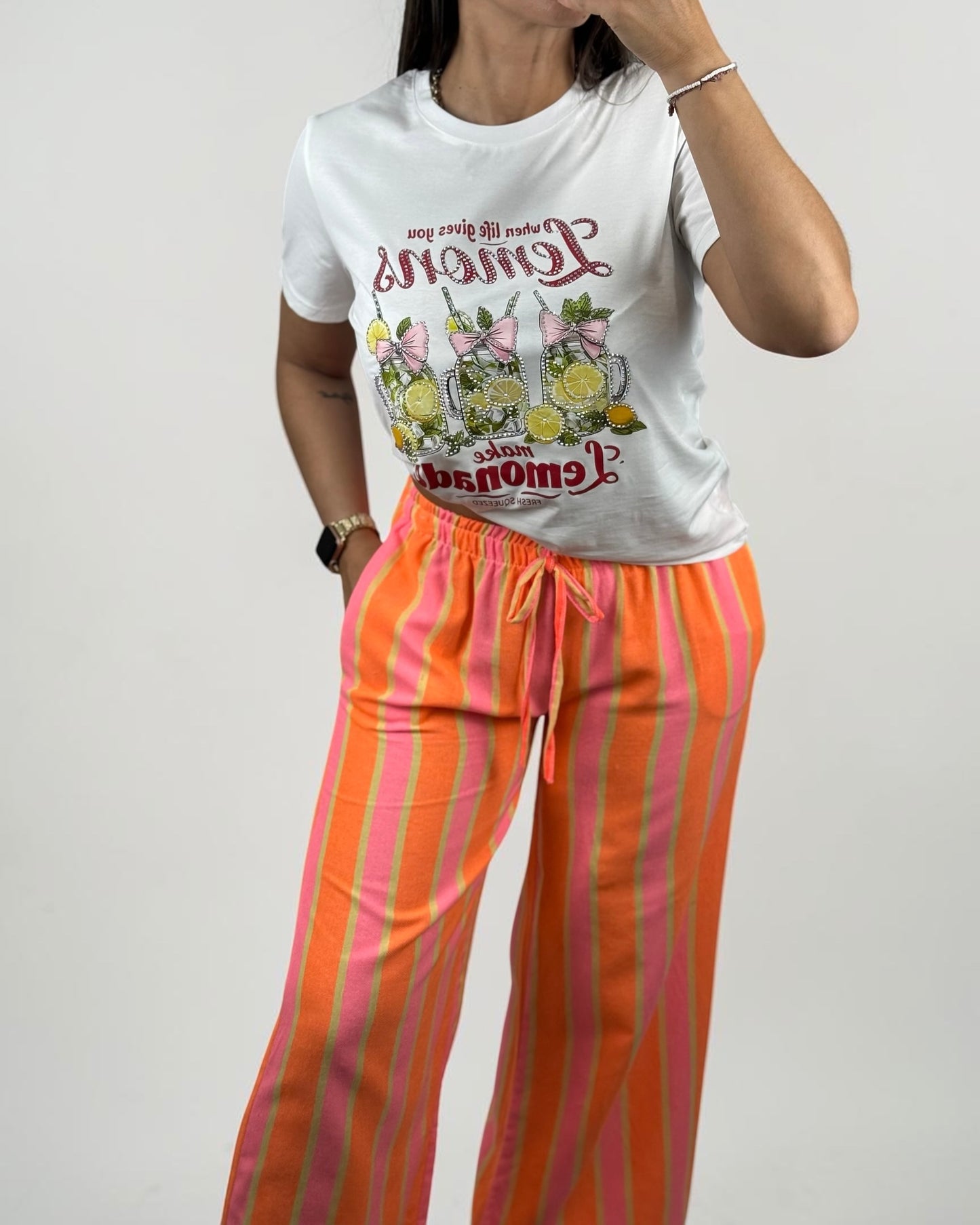 PANTALÓN ORANGE LÍNEAS
