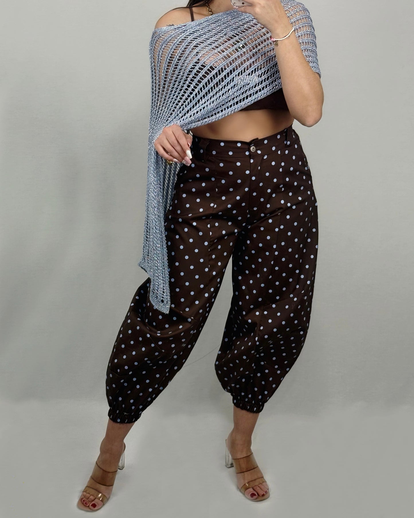 PONCHO CALAD SHINE BLUE