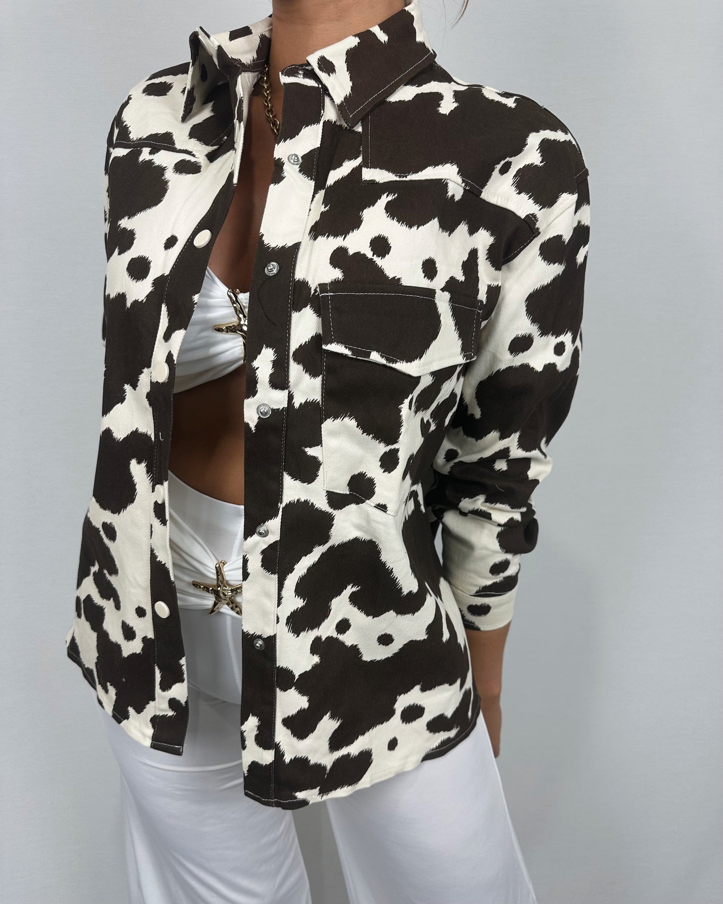 CAMISA DENIM COW