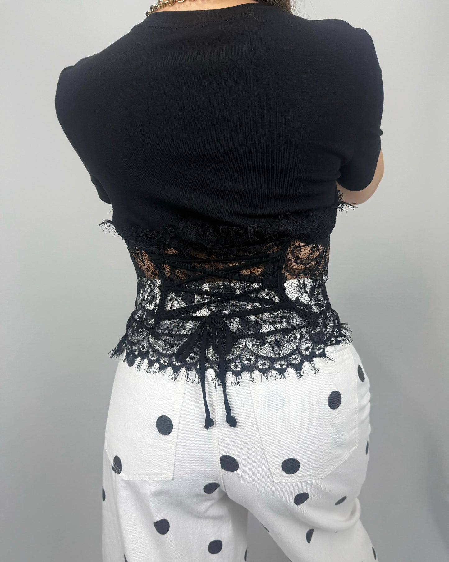 CAMISETA CORSET BLACK LUM