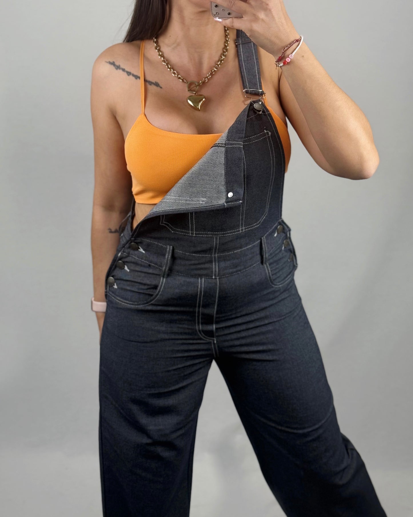 PETO DENIM AZUL LUMINA