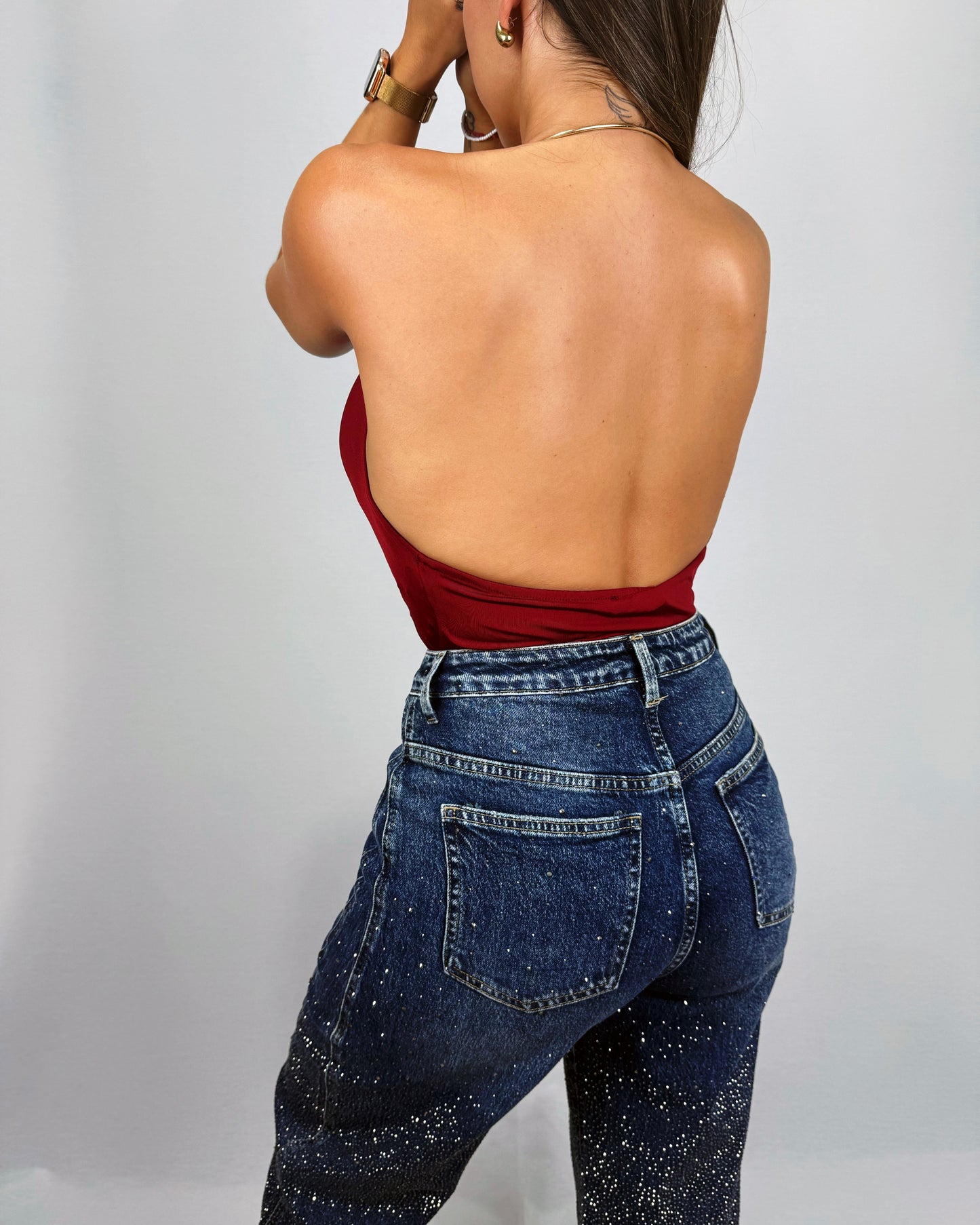 BODY COLLAR BURDEOS