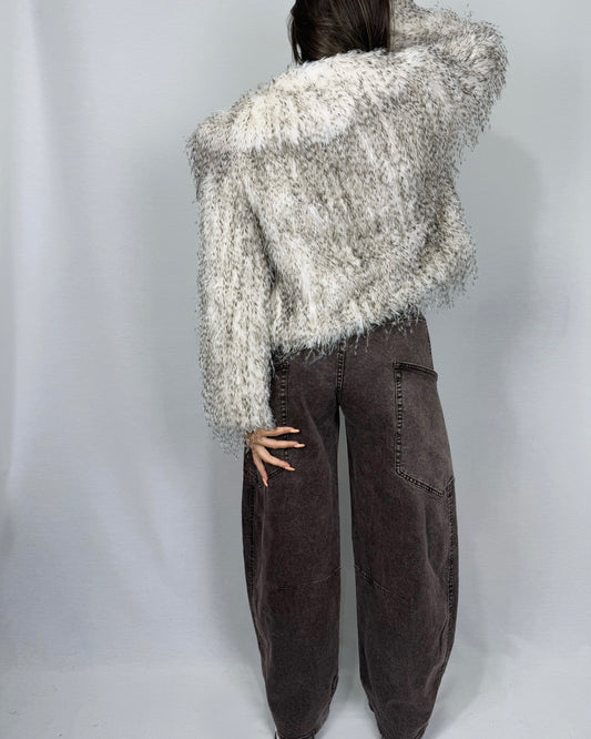 PANTALÓN DENIM BALLOON CHOC