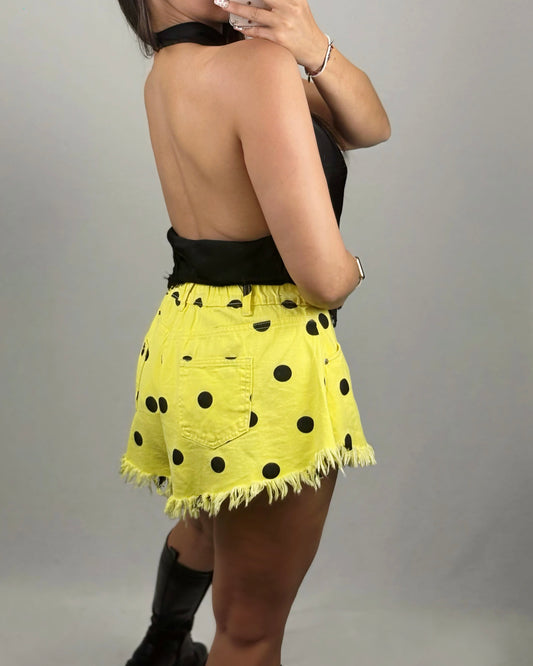 SHORT LUNARES YELLOW