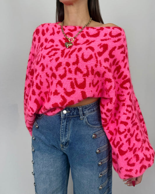 JERSEY LEOPARD PINK