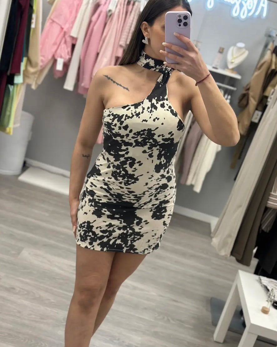 VESTIDO COW LUM