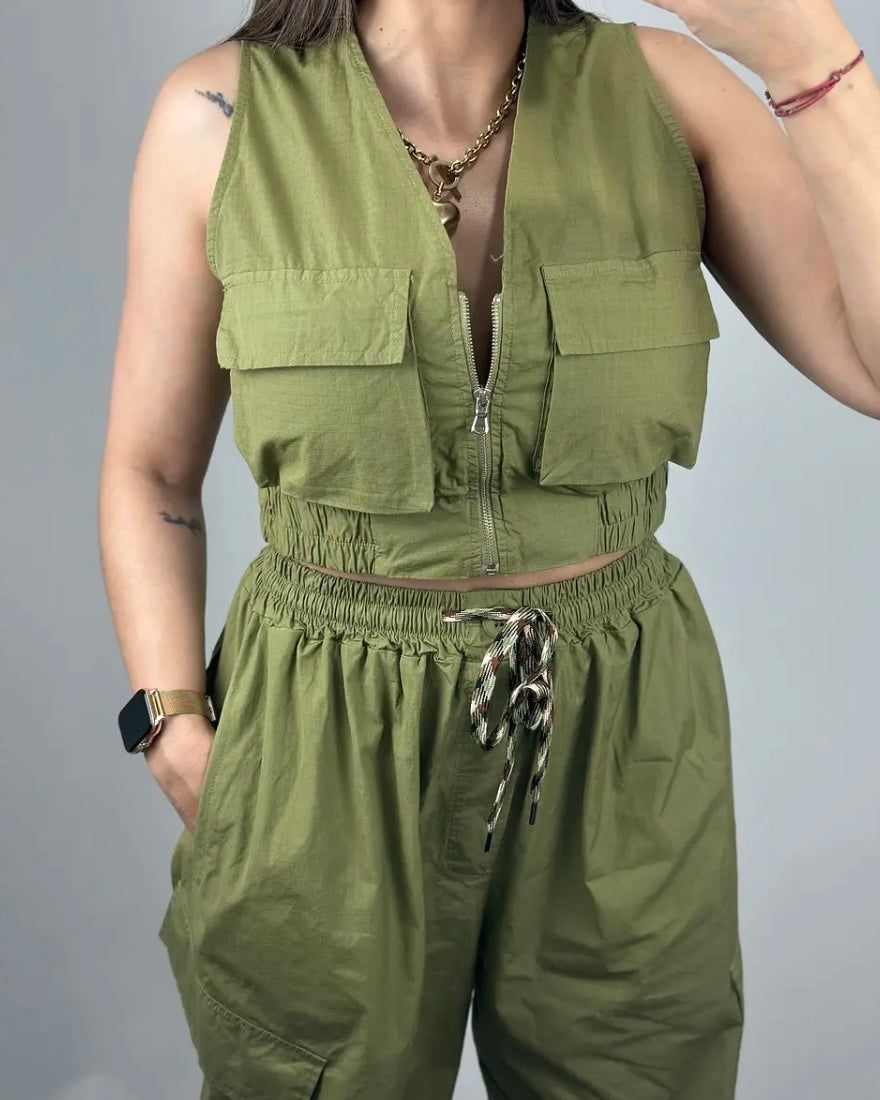 CONJUNTO CARGO VERDE LUM
