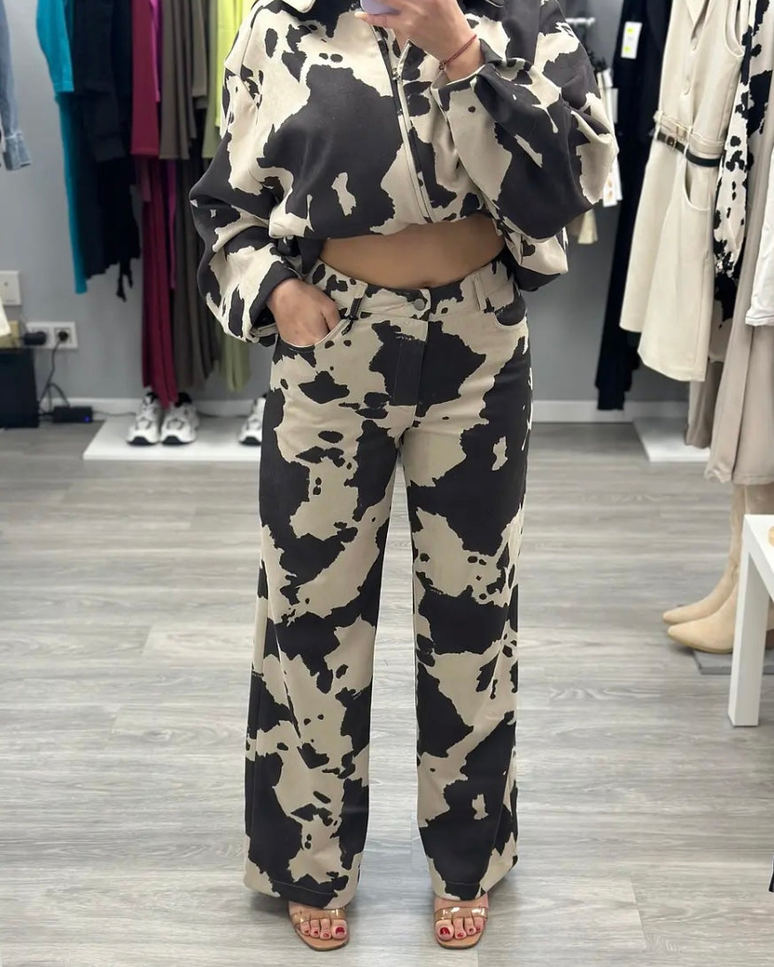 PANTALÓN VACA NEGRO LUM