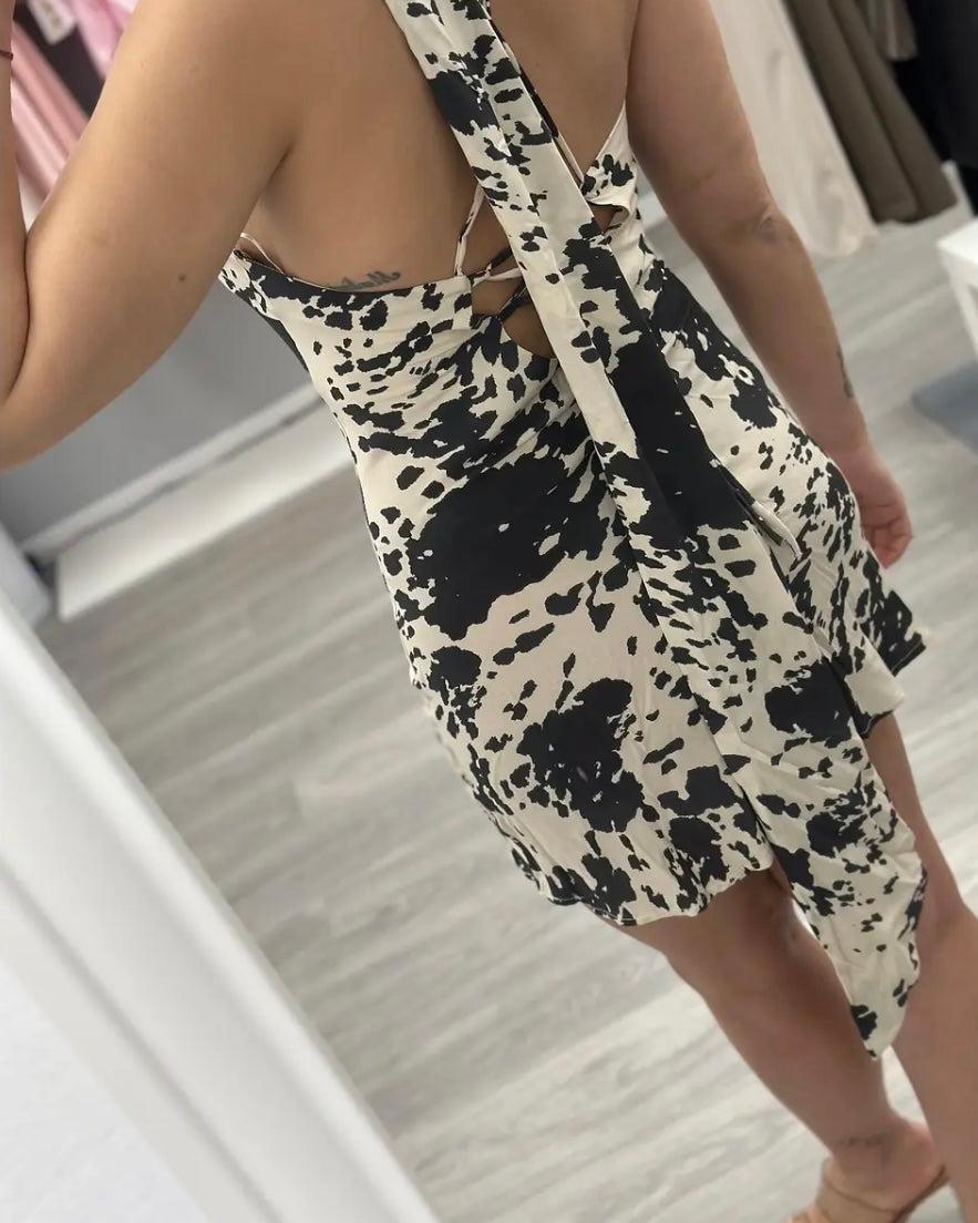 VESTIDO COW LUM