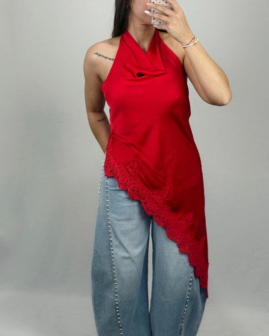 PANTALÓN DENIM TACHUELAS