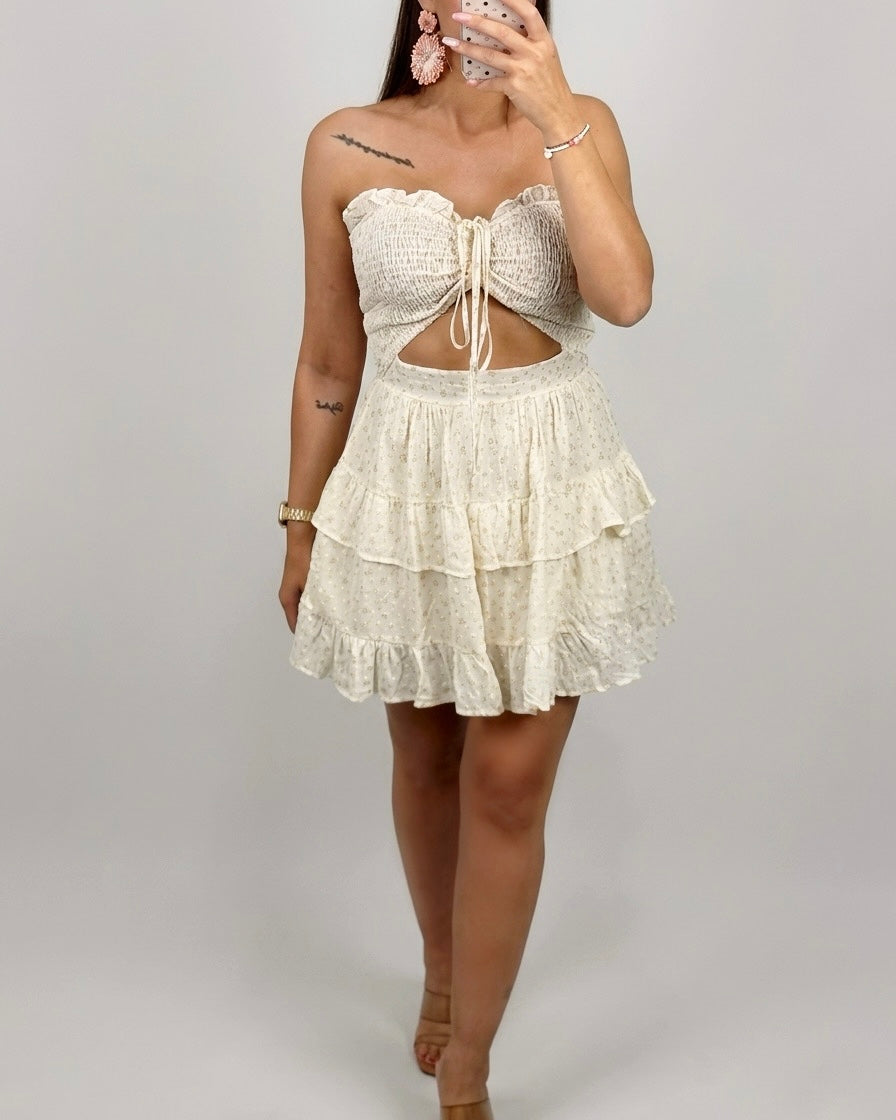 VESTIDO WHITE VOLANT