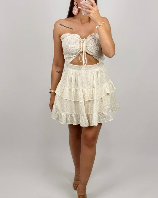 VESTIDO WHITE VOLANT