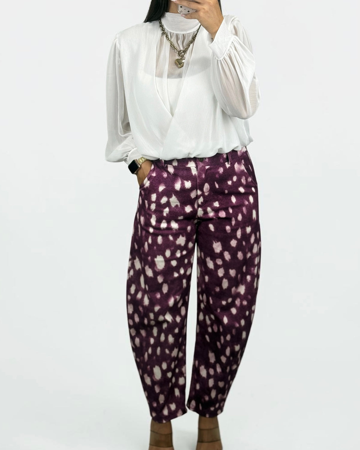 PANTALÓN BAMBI BERENJENA