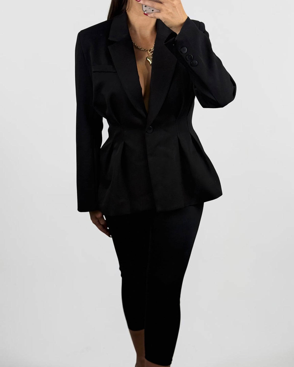 BLAZER COQ BLACK LUMINA