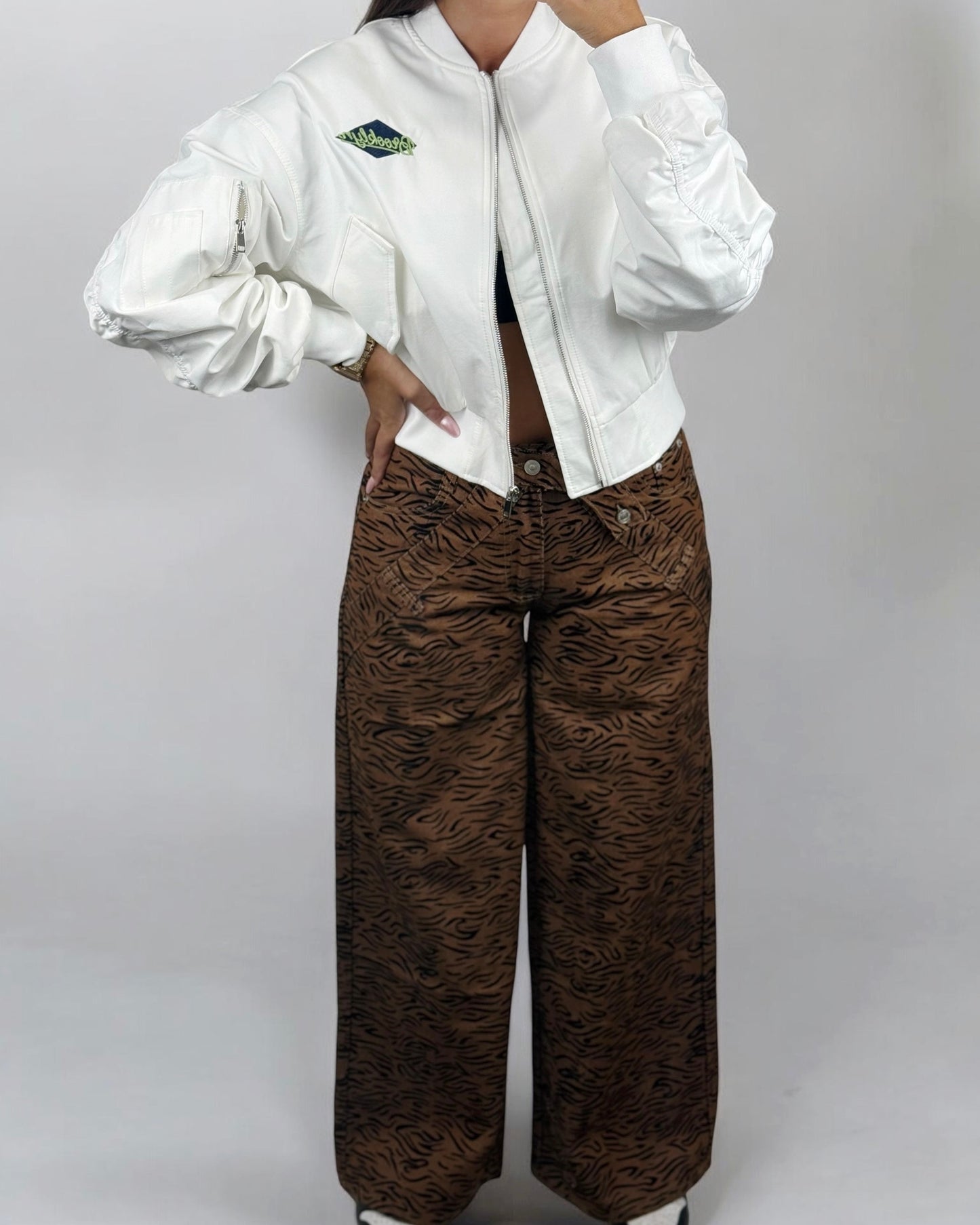 PANTALÓN CEBRA BROWN