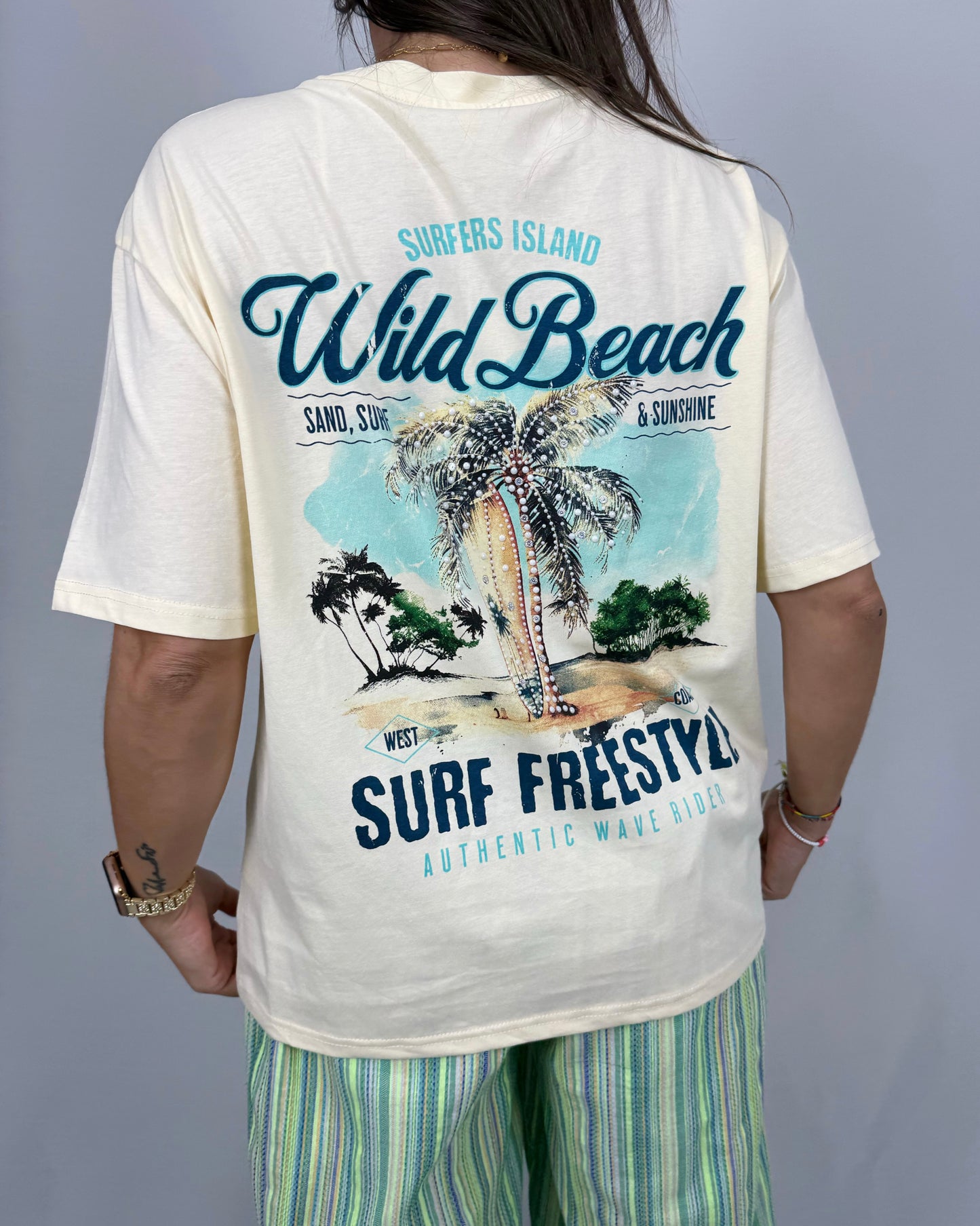 CAMISETA BEACH YELLOW