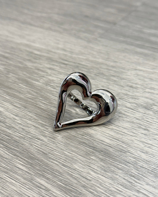 ANILLO CORA GRANDE SILVER