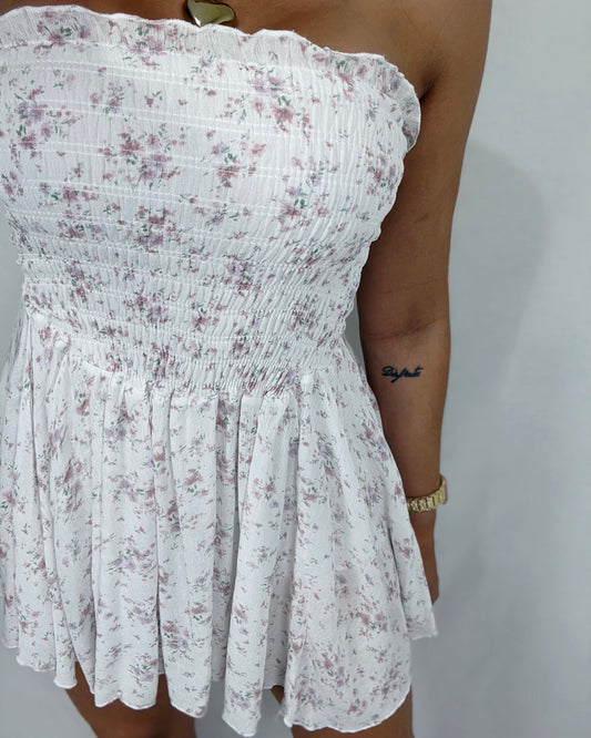 VESTIDO FLORES TUL