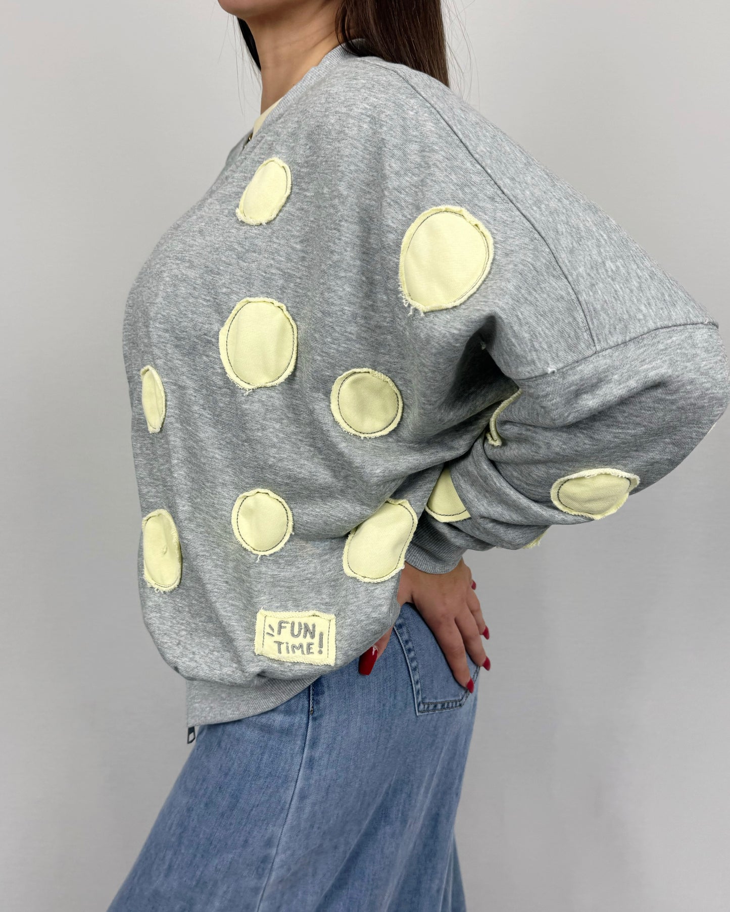 SUDADERA TOPOS YELLOW