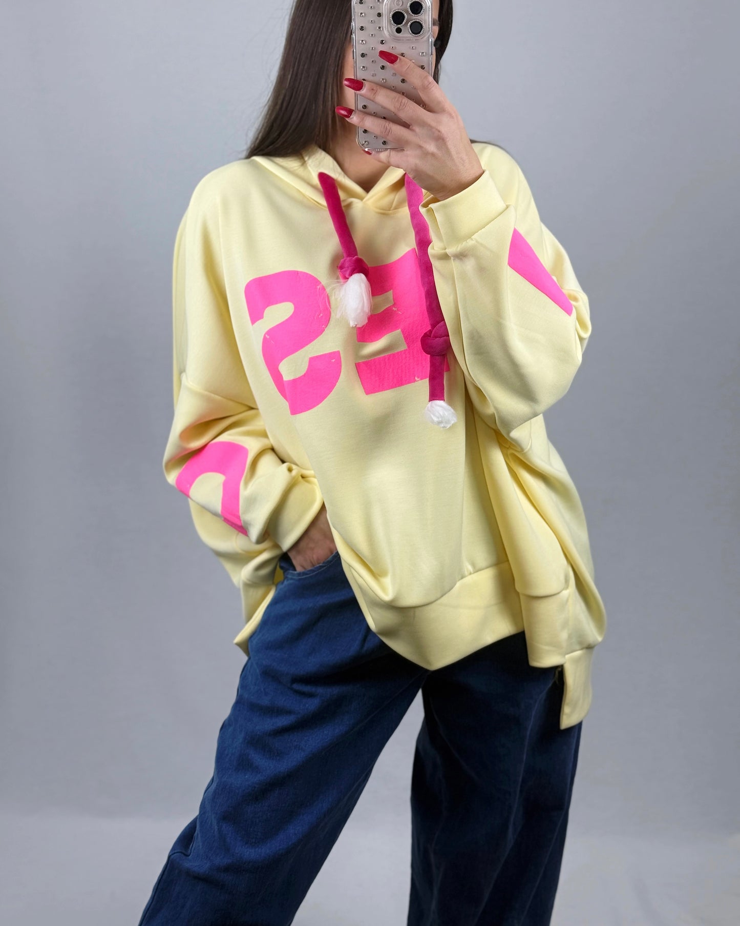 SUDADERA YES YELLOW