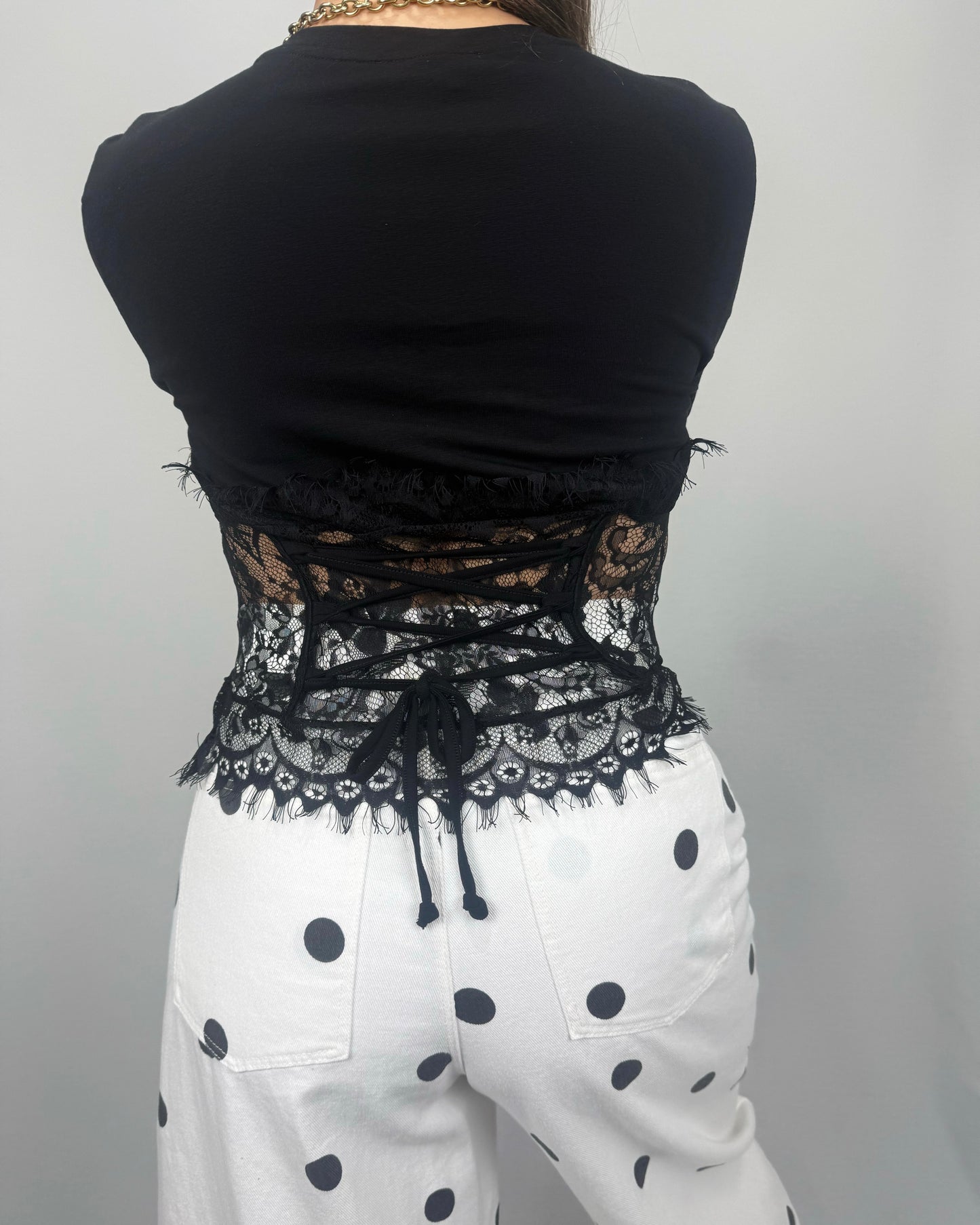 CAMISETA CORSET BLACK LUM