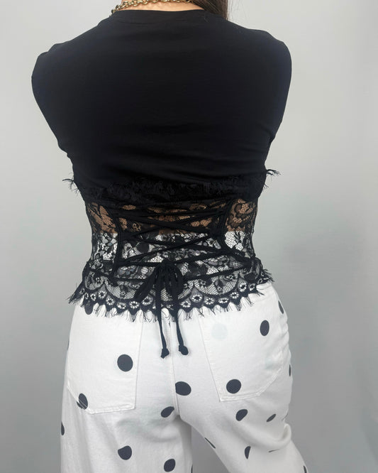 CAMISETA CORSET BLACK LUM